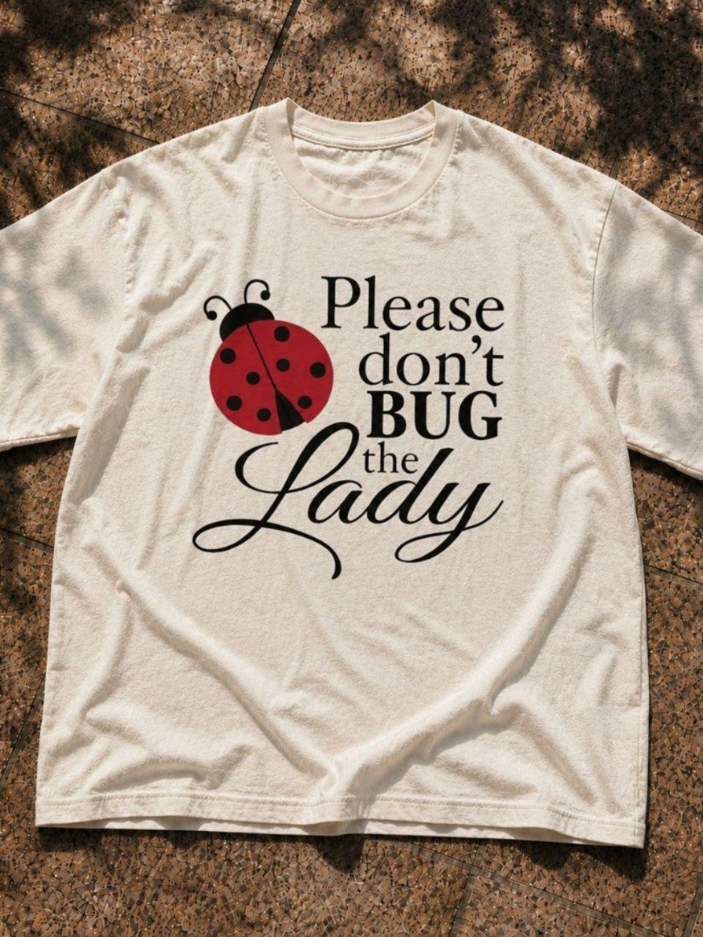 Cream 'Please Don't Bug the Lady' Kids Graphic Tee